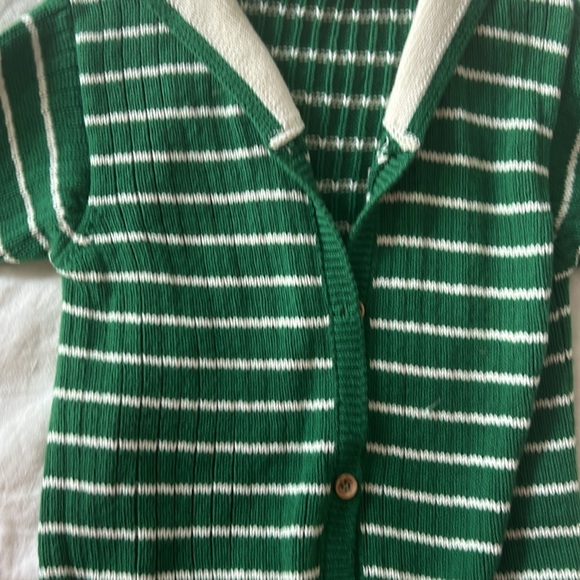 NWOT HTF fin& vince green sailor knit - Picture 3 of 5